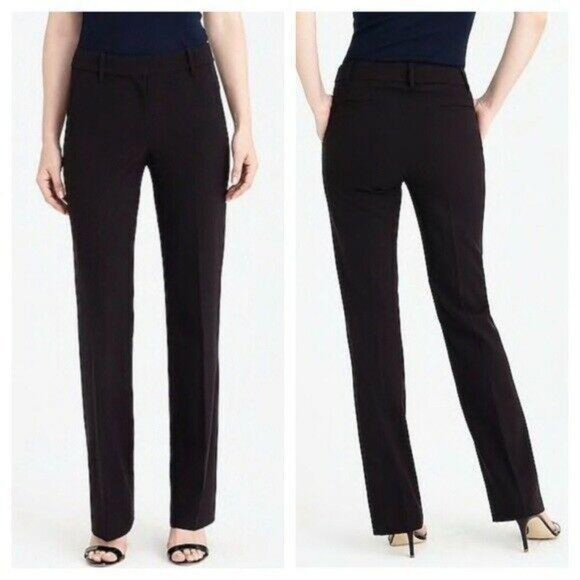 J. Crew Pants - J.Crew Black Trouser Pant 2 x 33 Stretch Cotton